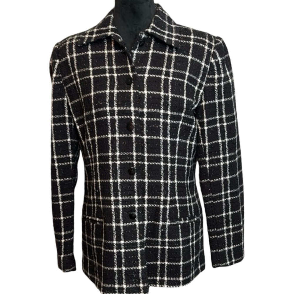 NWT Sag Harbor Black and White Jacket‎ in Size 8